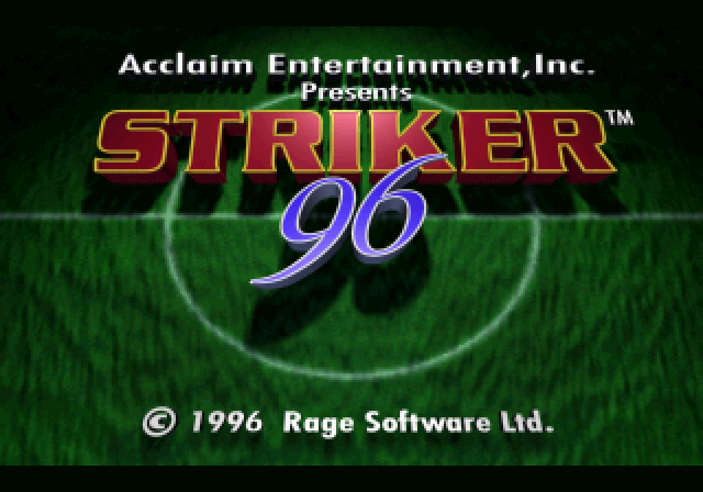 Striker 96 screenshot 3 for Sega Saturn